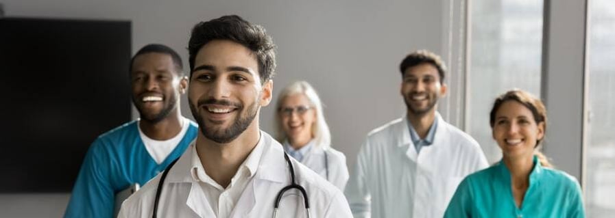 Group of doctors and nurses